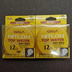 新品２個 YGK GIGA NITLON TOP WATER 12lb 100mのサムネイル