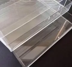 無印良品 重なるアクリルケース2段引出　2つ分