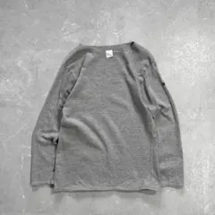 90s Saint James フランス製 ロンt グレー 古着 無地 トップス