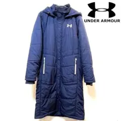 あお様専用【美品】UNDER ARMOUR 中綿ベンチコート 紺 M