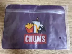 CHUMS マクドナルドデザイン ポーチ紫
