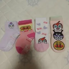 キッズ　ベビー　アンパンマン靴下12-15cm