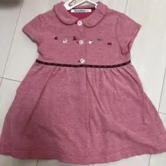 美品　familiar ポロワンピース90サイズ