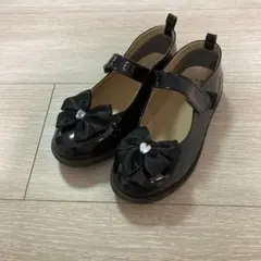 フォーマルシューズ ブラック リボン付き