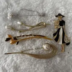 ヴィンテージ風　ブローチ　おまとめ　#70