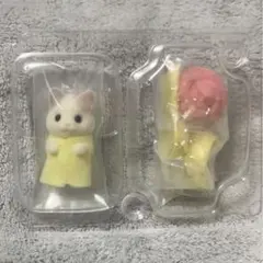 シルバニアファミリー　妖精の森のなかまたち　ラテネコの小さい赤ちゃんとカタツムリ