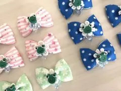 ☆トリミングリボン☆小型犬用☆梅雨カエル☆とにかく可愛い☆