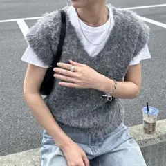 ニットベスト Tシャツ