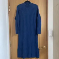 ハイネックワンピース ロングワンピース