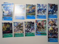 デジモンカード　ブイモン　ワームモン　進化系列　13枚セット