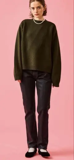 美品】Oblada USUAL JEANS ブラックデニム ストレート 25 - メルカリ