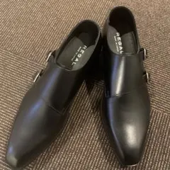 未使用 REGAL リーガル　17RR ダブルモンク　ブラック　25.5cm