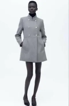 グレー ピーコート