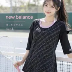 93美品　newbalance テニスウェア　チュニック