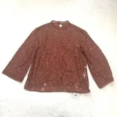ナノユニバースnano universe レースブラウス　新品タグ付き