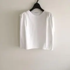 Weekend maxmara ホワイト五分袖トップス LL 3L フリー - メルカリ