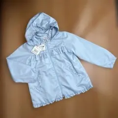 ★ミキハウス★フリルジャンパー★110★日焼け対策★フード付★長袖★上着★新品★