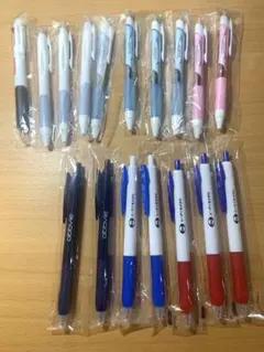 製薬会社　ボールペン17本セット　ジェットストリーム サラサ