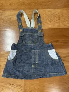 デニムジャンバースカート 90サイズ
