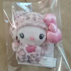ハローキティ　ギャルクマヒョウ柄　キーホルダー　サンリオ