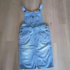 デニムタイトスカート　サロペットМ