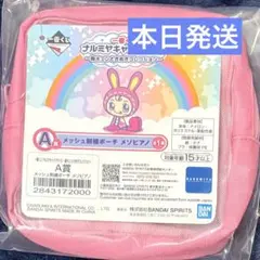 ナルミヤキャラクター　一番くじ A賞べリエちゃん メッシュ刺繍ポーチ メゾピアノ