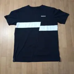 新品タグ付き Admiral ブラック Tシャツ フラワーパターン Mサイズ