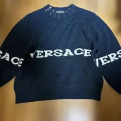 VERSACE セーフティピン ニット ブラックのサムネイル