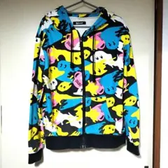 galaxxxy ジップアップパーカー 総柄 ももクロのサムネイル