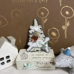ミナペルホネン　ハンドメイド　ブローチ＊metsa×うさぎさん+どんぐり♪