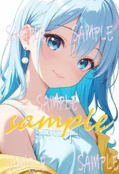 【P-03】オリジナルイラスト　A4 ポスター　かわいい