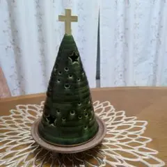 クリスマスツリー型キャンドルホルダー