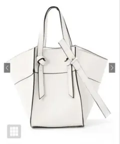 GRL 2way配色ノットハンドルレザートートバッグ ［tr228a］