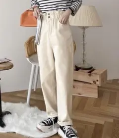 クラシカルエルフ ハイウエストギャザーテーパードパンツ