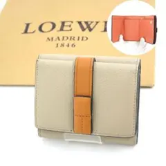 ✨ABランク✨　LOEWE ミニ財布　アナグラム　アマソナ　トライフォールド