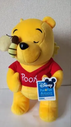 未使用タグ付き ディズニー プーさん ぬいぐるみ
