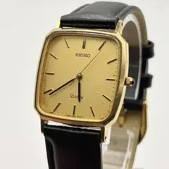 SEIKO DOLCE 8J41-5000 ゴールド文字盤 スクエア 稼働品 - メルカリ