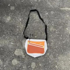 90s OLD NIKE ショルダー　バッグ　　グレー　カラー　オレンジ