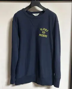 【両V】Lee 101 PACKERS 復刻スウェット M ナス紺のサムネイル