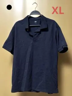 ユニクロ　メンズポロシャツ　XL 黒