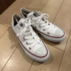 CONVERSE ホワイトキャンバススニーカー