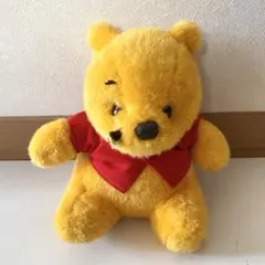くまのプーさん　みつばち付き　ぬいぐるみ　レトロ　昭和 くまのプーさん みつばち付き ぬいぐるみ レトロ 昭和 - メルカリ