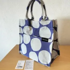 【新品】 ドット キャンバス トートバッグ フレンズヒル 北欧 レディース