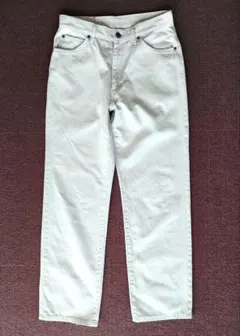 Lee ウエスターナー　オフホワイト　デニムサテン　31×33