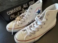 新品未使用❣️コンバースオールスター ヒュージパッチハイホワイト