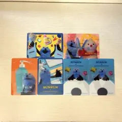 パペットスンスン マツキヨ ココカラファイン ステッカー 6枚