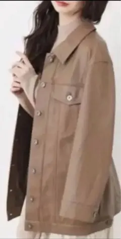 リエンダ　rienda フェイクレザージャケット