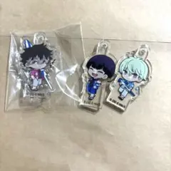 怪獣8号 コラボカフェ 市川レノ 鳴海弦 保科宗四郎　ドリンクチャーム セット