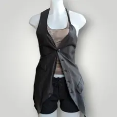 SHARE SPIRIT シェアスピリット レース シープレザー ジレ 美品 - メルカリ