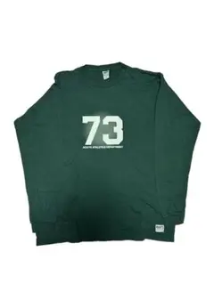 90s Roots Athletics カナダ製 ナンバリング ロンTグリーン